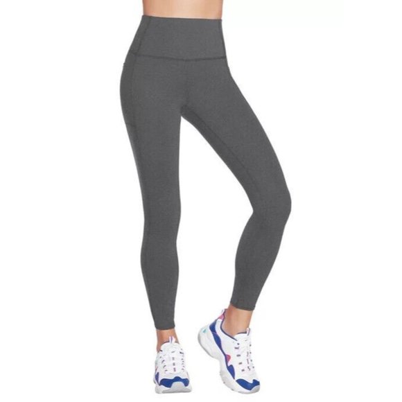 Skechers GoWalk GoFlex High-Waisted Leggings Size Small Gray - Picture 1 of 2